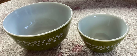VTG PYREX SPRING BLOSSOM, NESTING BOWLS