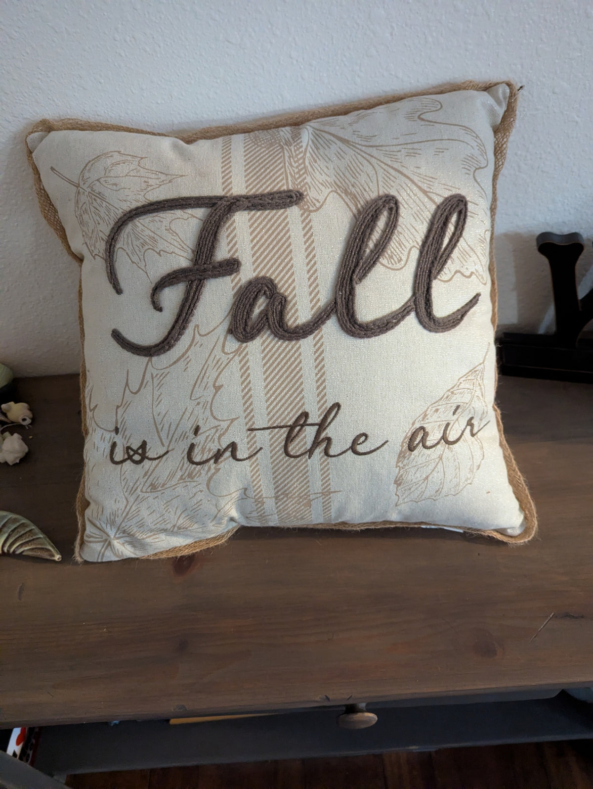 Fall is in the Air Throw Pillow