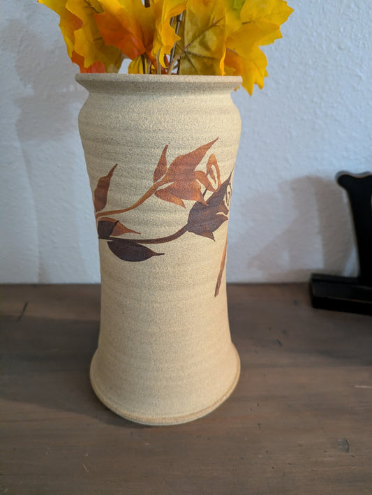 Vtg. Studio Stoneware Vase
