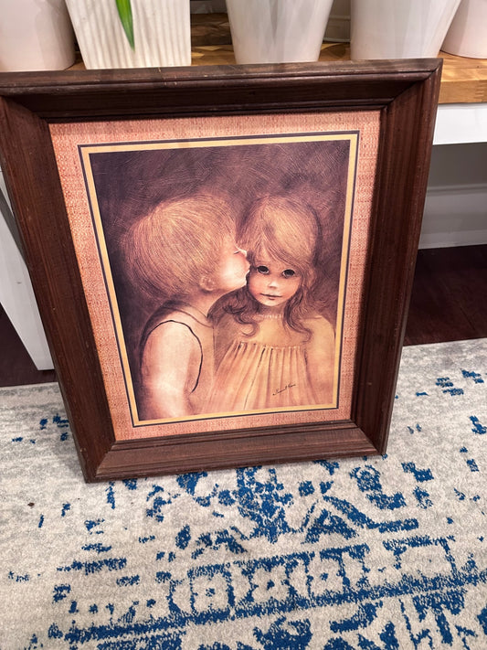 “A Little Kiss” Margaret Kane 