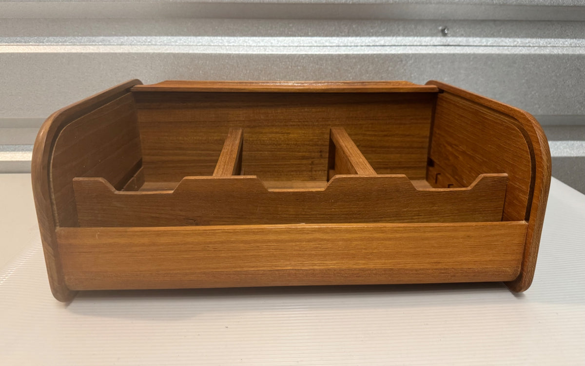 MCM Kalmar teak wood storage box 