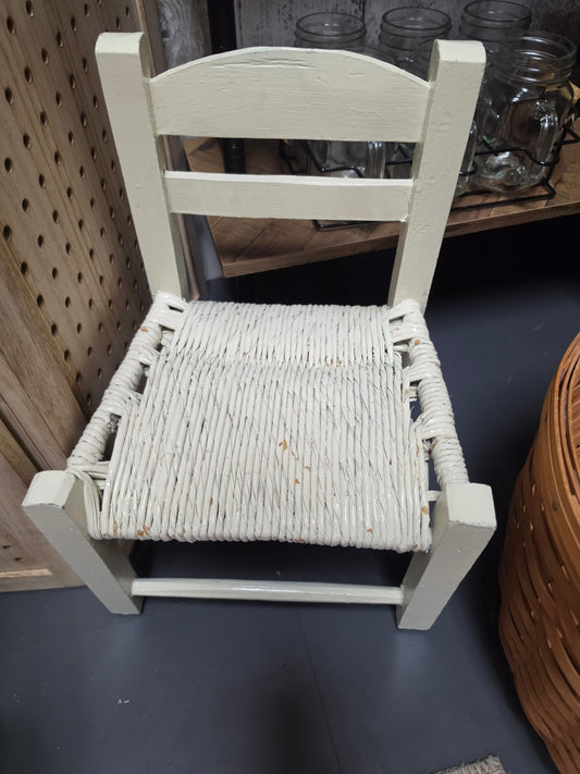Small white chair