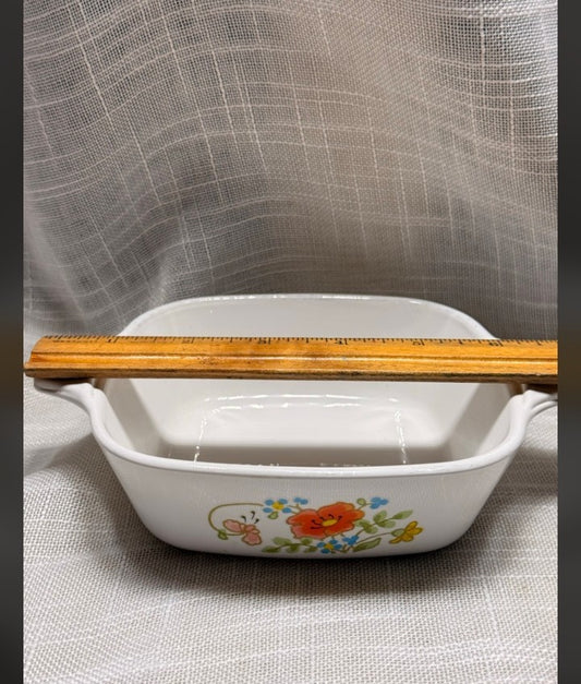 Vintage Corning Ware "Wildflower" P-41-B Petite Pan | 1 3/4 Cup Baking Dish