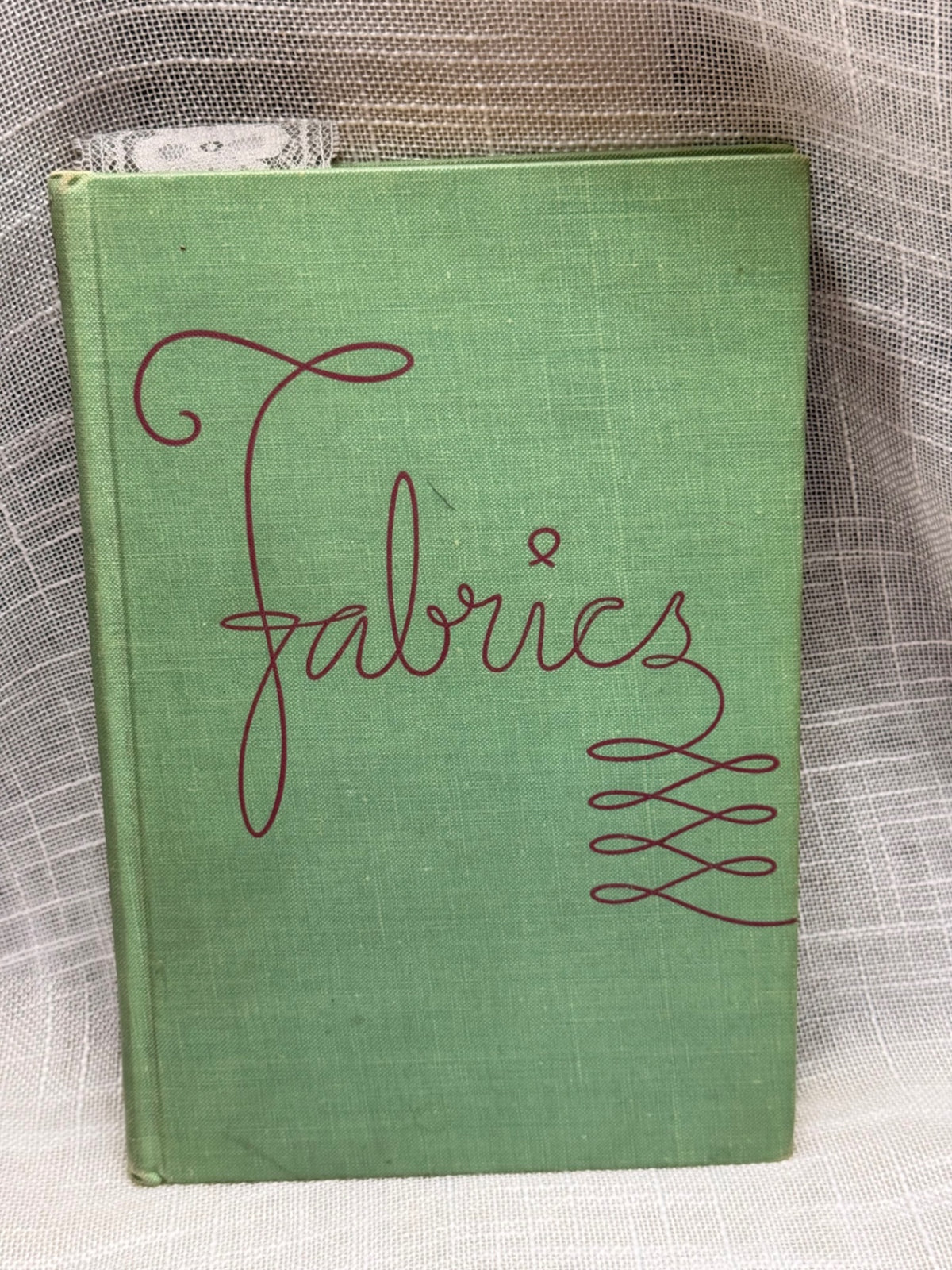 Vintage 1942 "Fabrics" Textile Reference Book | J.B. Lippincott Company
