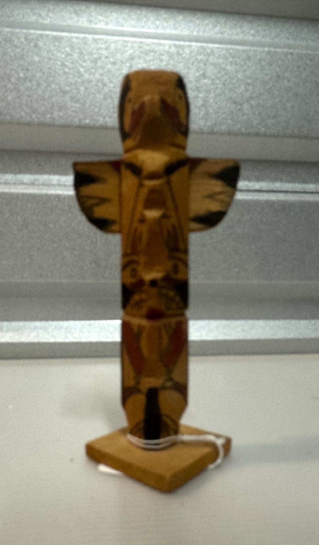 NW coast hand carved vintage totem