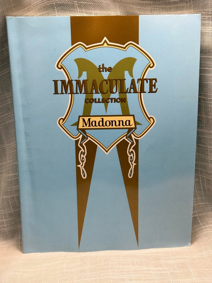Vintage Madonna "The Immaculate Collection" Piano/Vocal/Guitar Sheet Music Book