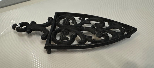 Antique SAD iron cast iron trivet 1894
