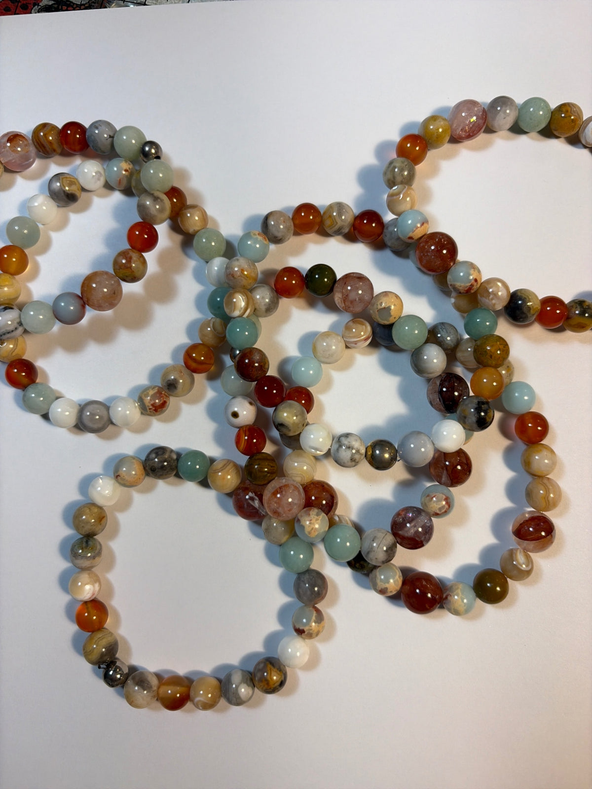 Semi precious mixed stone bracelet 