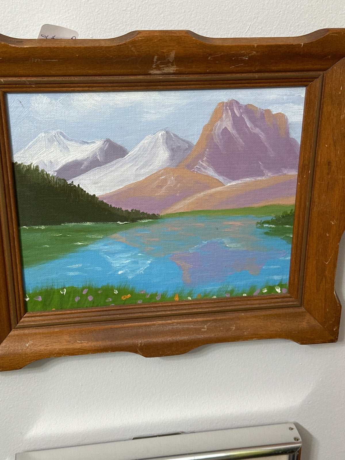 Original mountain Lake painting