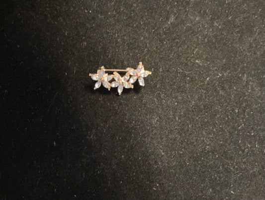 Tiny floral pin