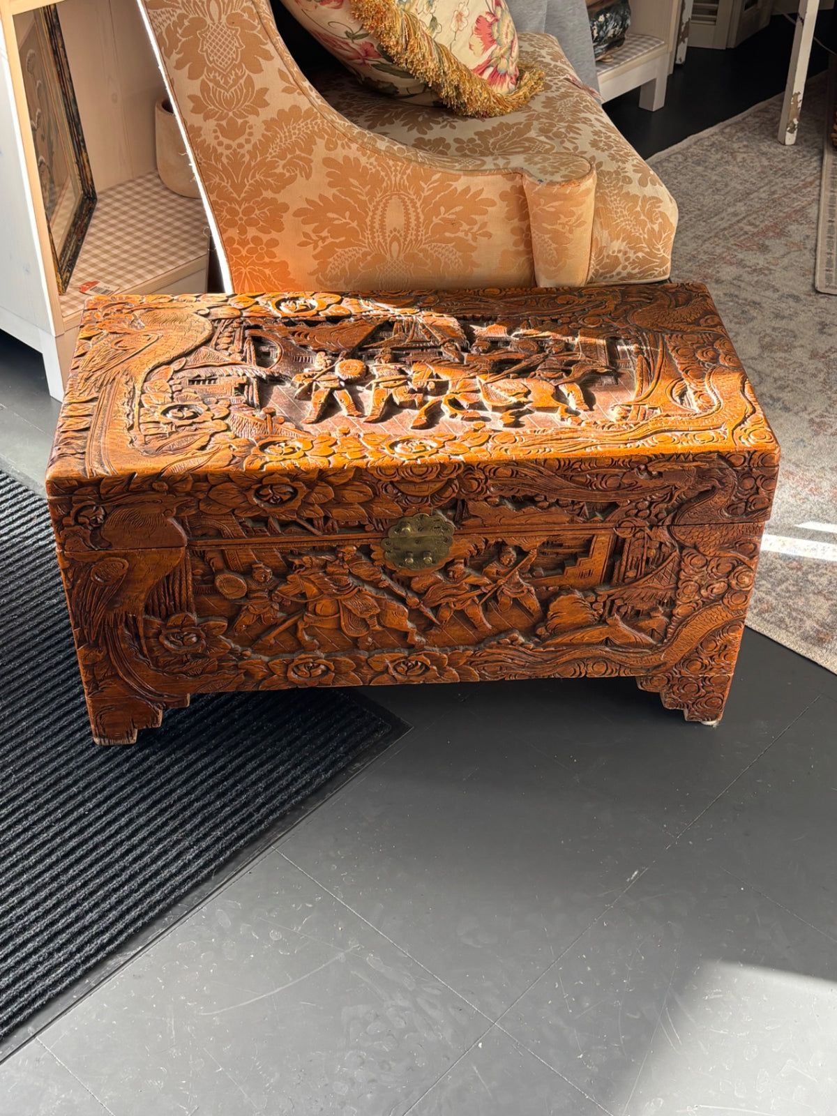 Carved chest