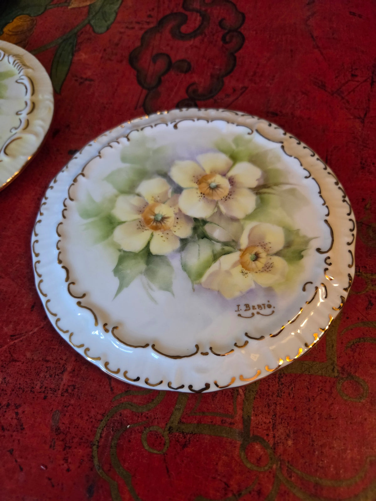 HAND- Painted plate.