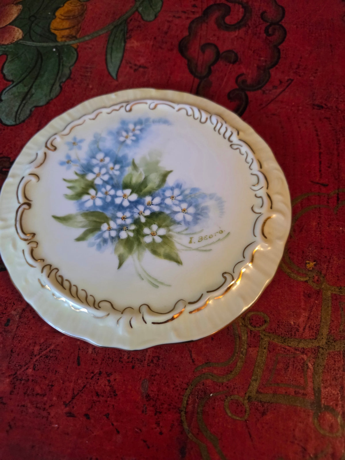 Hand painted plate