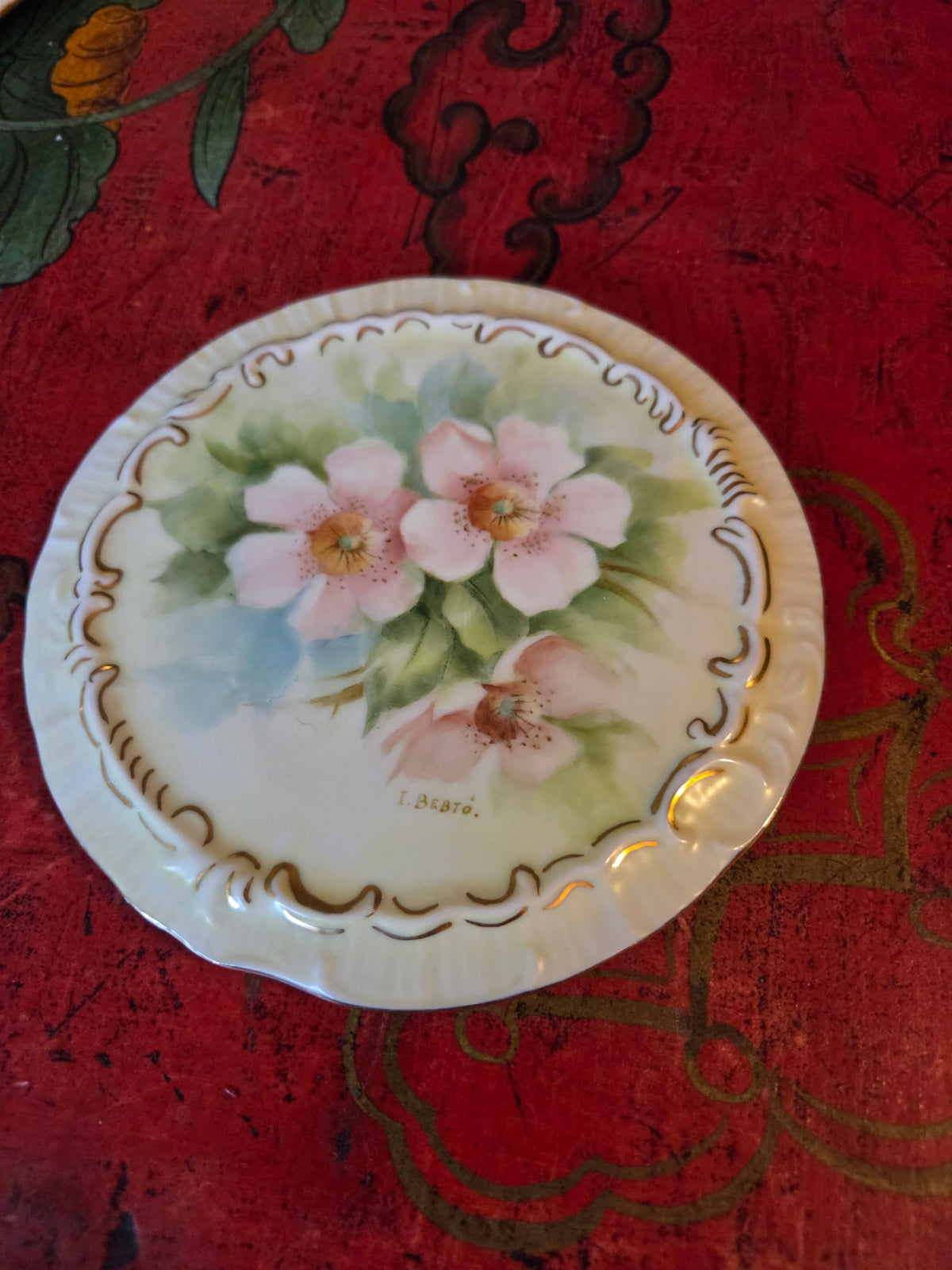 Hand painted plate