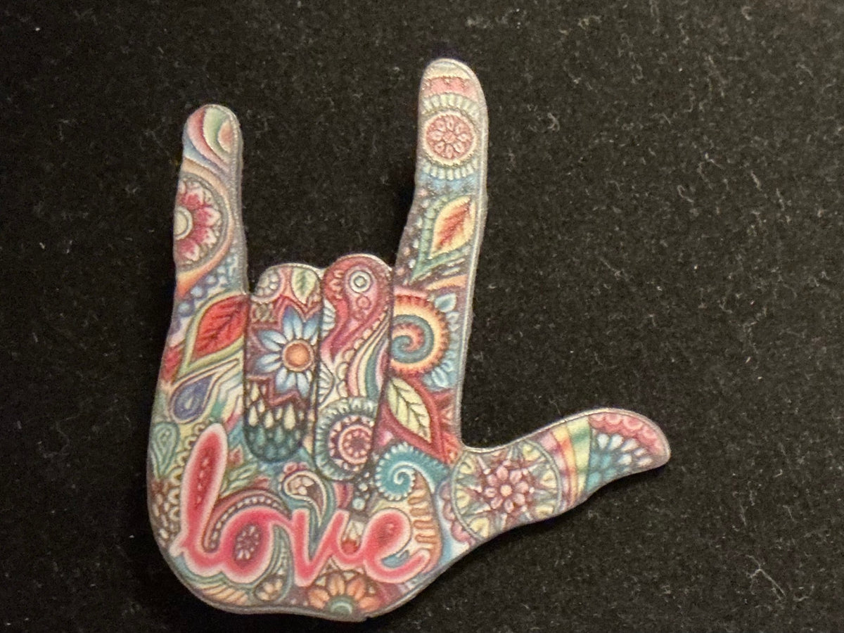 PEACE & LOVE PIN