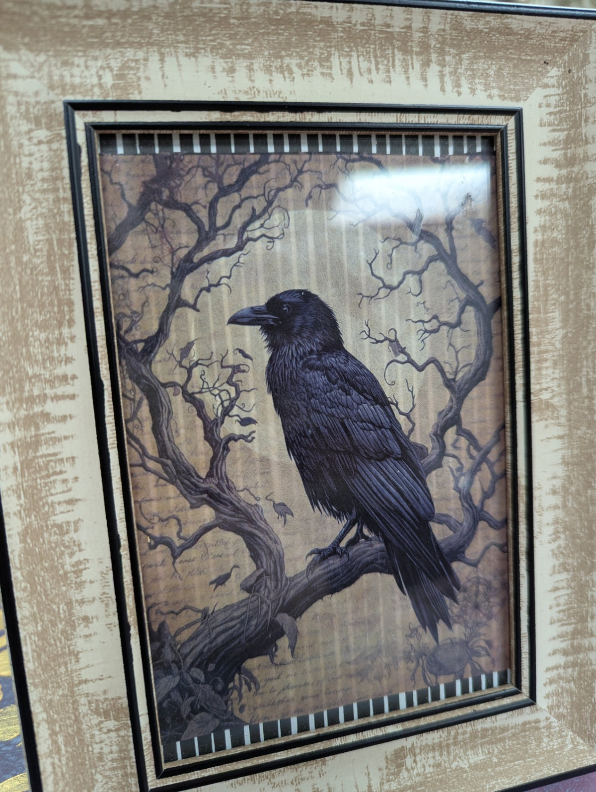 Raven on a Branch Table Frame