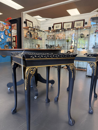 Mahogany Chippendale Ball & Clawfoot Tables