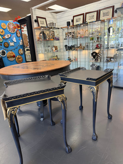 Mahogany Chippendale Ball & Clawfoot Tables