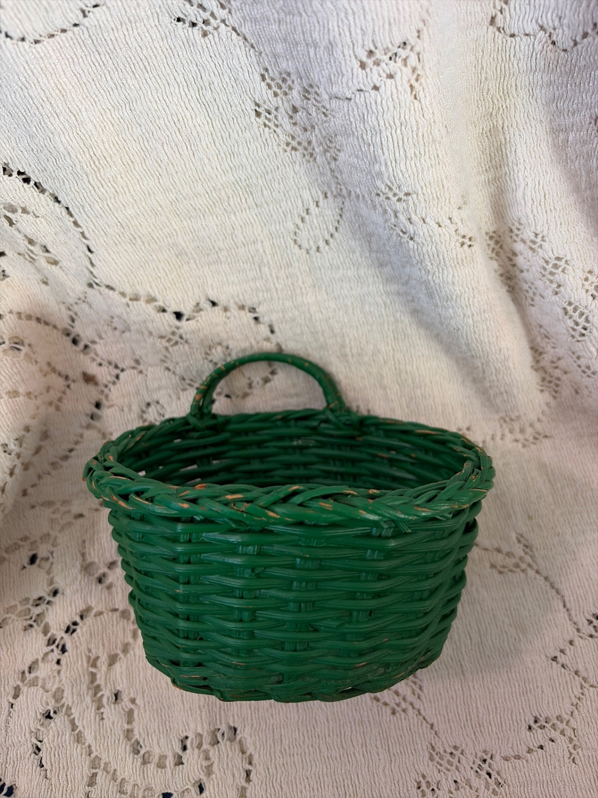 5” green basket