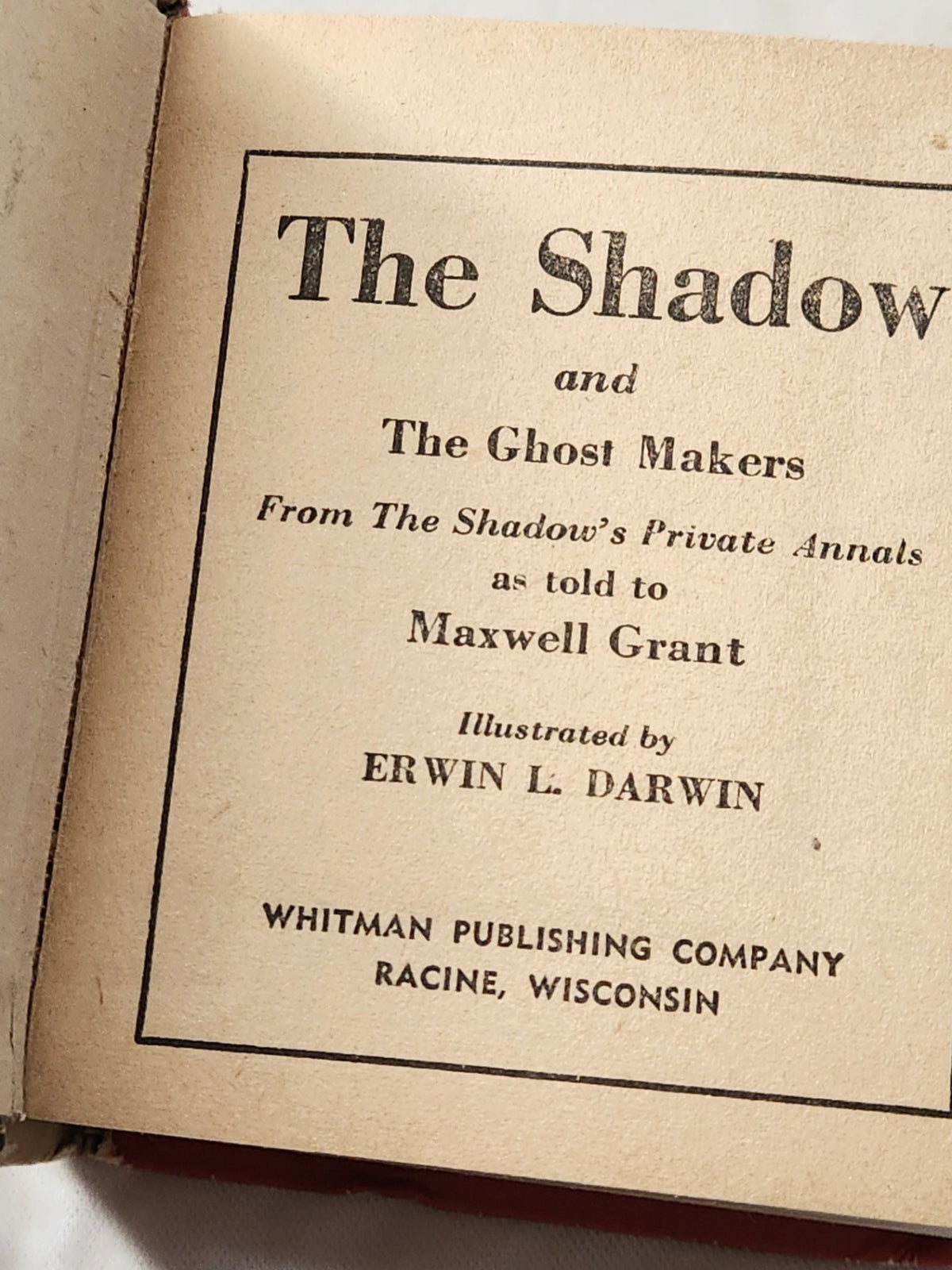 The Shadow and the Ghost Makers - Little Big Book