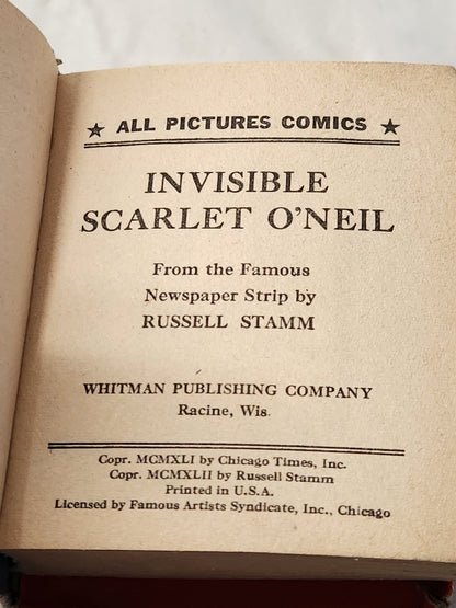 The Invisible Scarlet O'Neil - Little Big Book