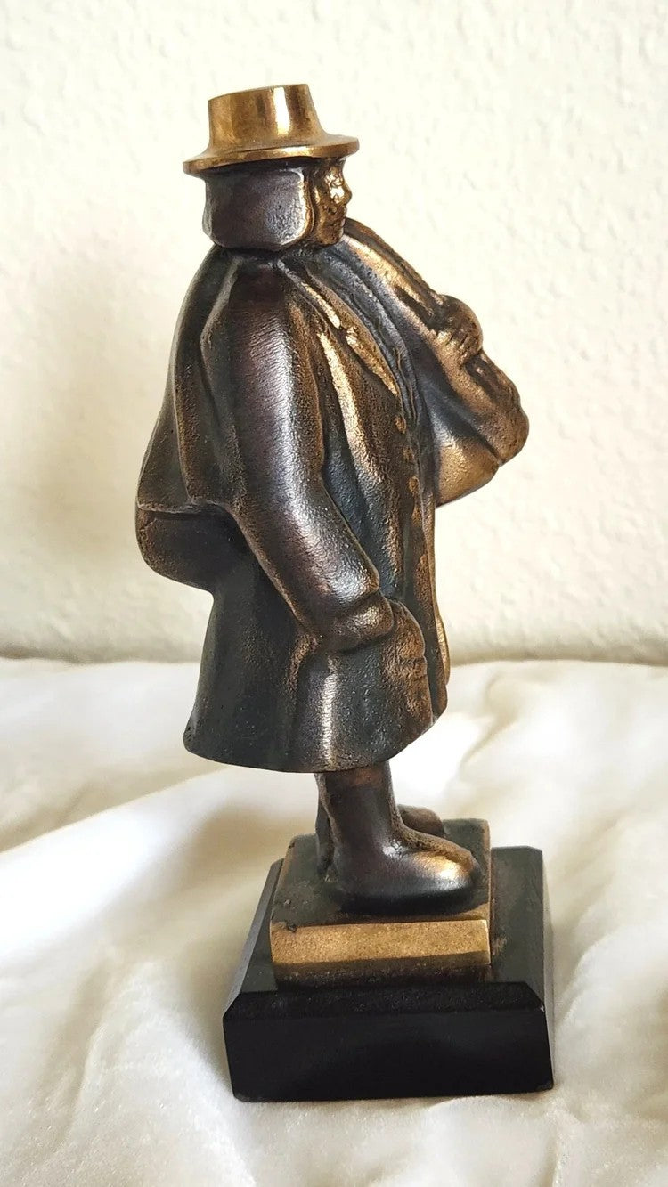 Bronze Boras Knalle Sculpture - Swedish Peddler - Nils Castegren