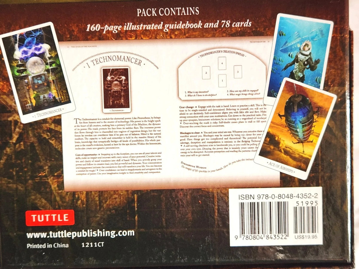 2012 The Steampunk Tarot Deck - First Edition with Book - Unused