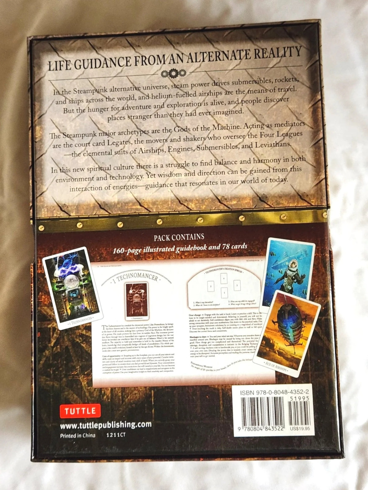 2012 The Steampunk Tarot Deck - First Edition with Book - Unused