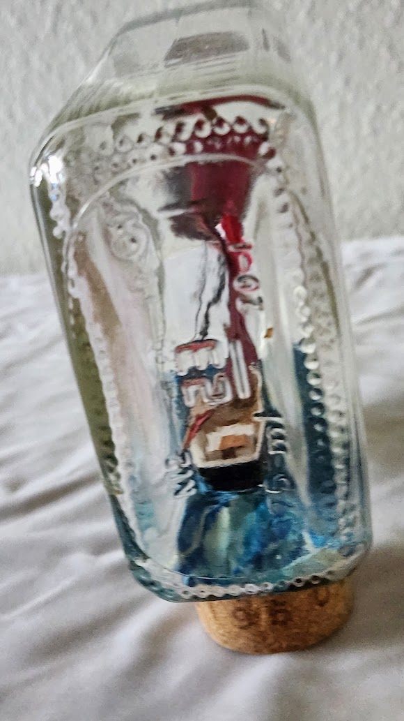 "Jolie Brise" Pilot Cutter Ship in a Bottle by Jim Goodwin
