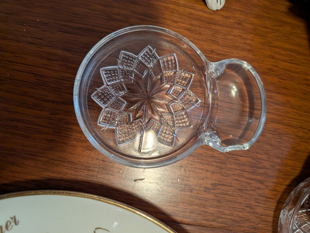 Fostoria Coaster and Cigarette Holder (set of two)