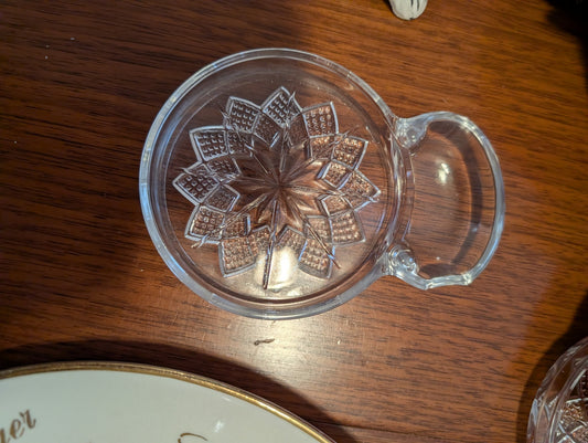 Fostoria Coaster and Cigarette Holder (set of two)