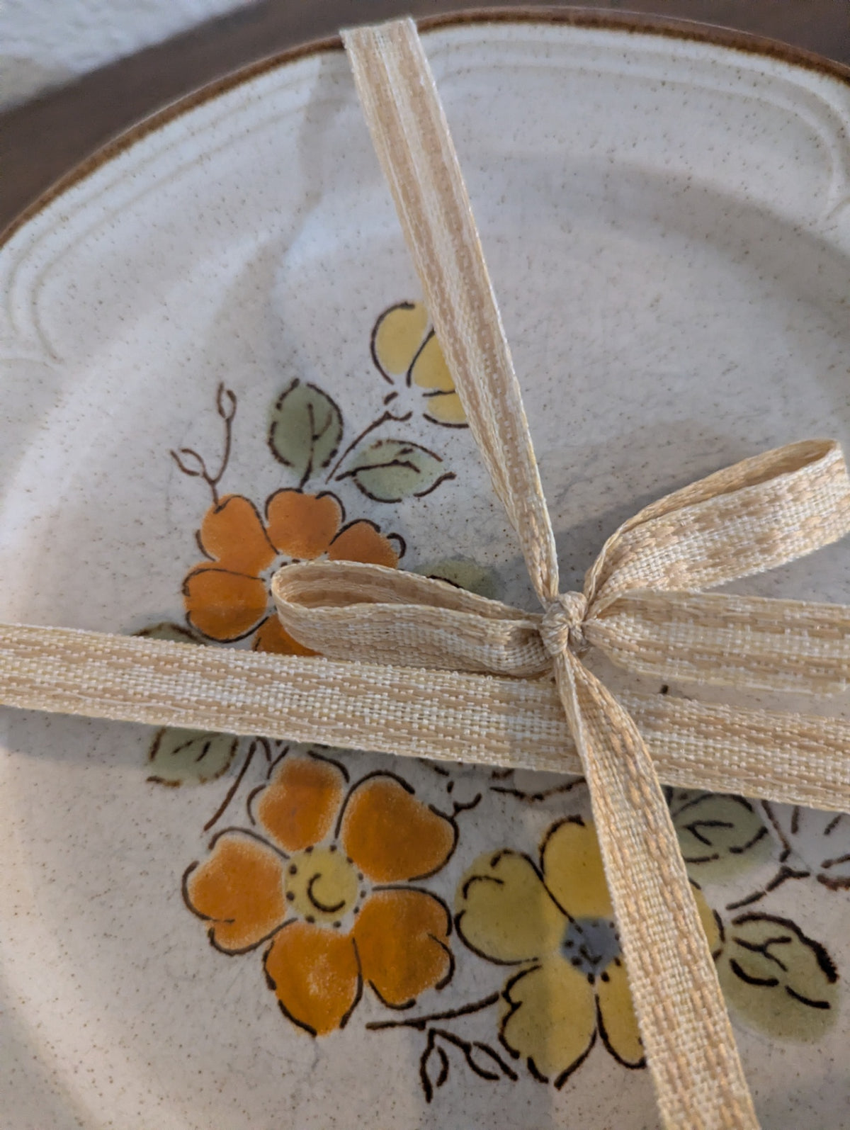 Set of 3 Hearth Stone Dessert Plates