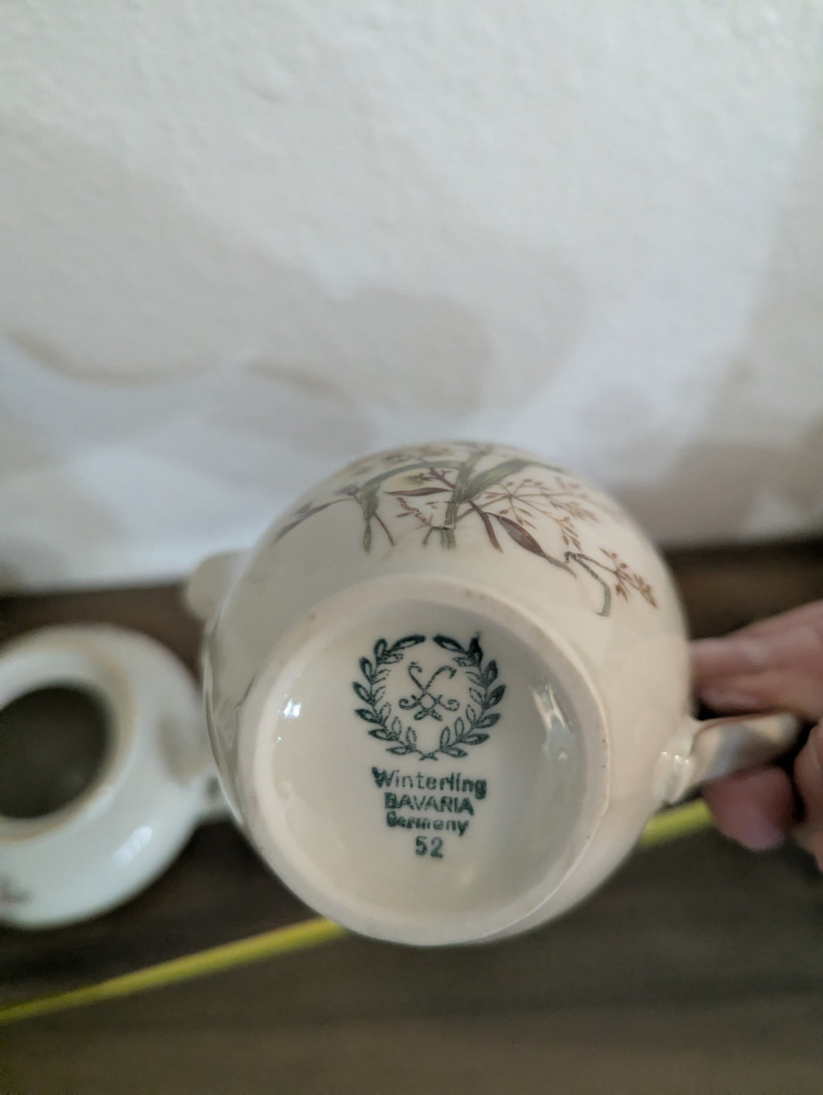 1950's Whitterling Porcelain Cream & Sugar Bavaria