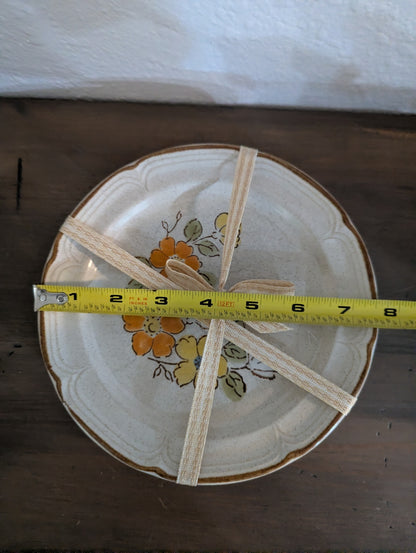 Set of 3 Hearth Stone Dessert Plates