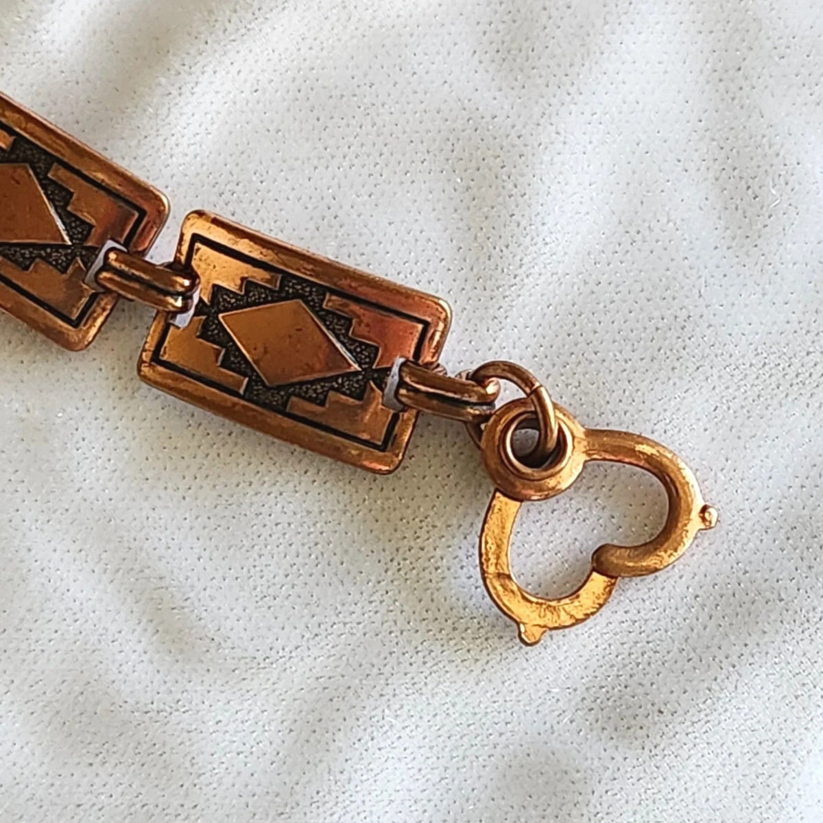 1960s Southwest Style Copper Link Bracelet