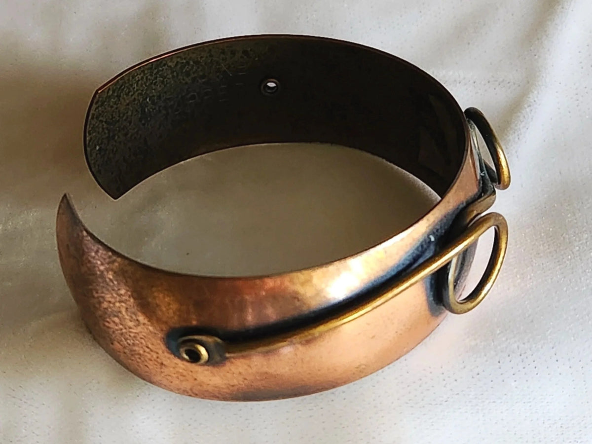 Midcentury Copper Cuff Bracelet