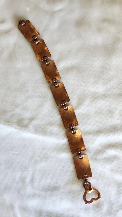 1960s Southwest Style Copper Link Bracelet