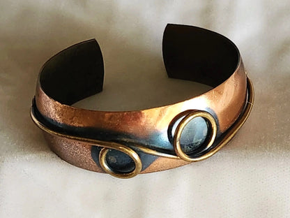 Midcentury Copper Cuff Bracelet