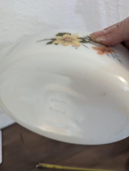 Pyrex Autumn Glory Covered Dish England