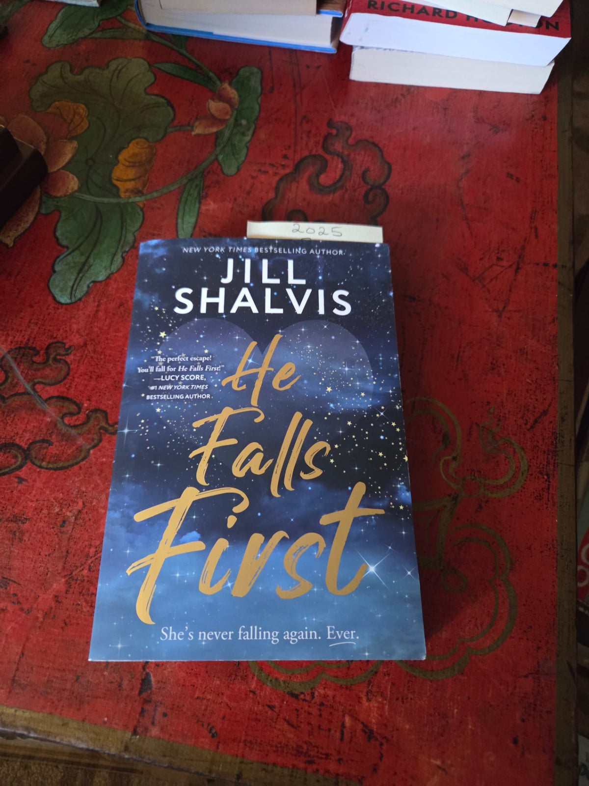 He falls first
