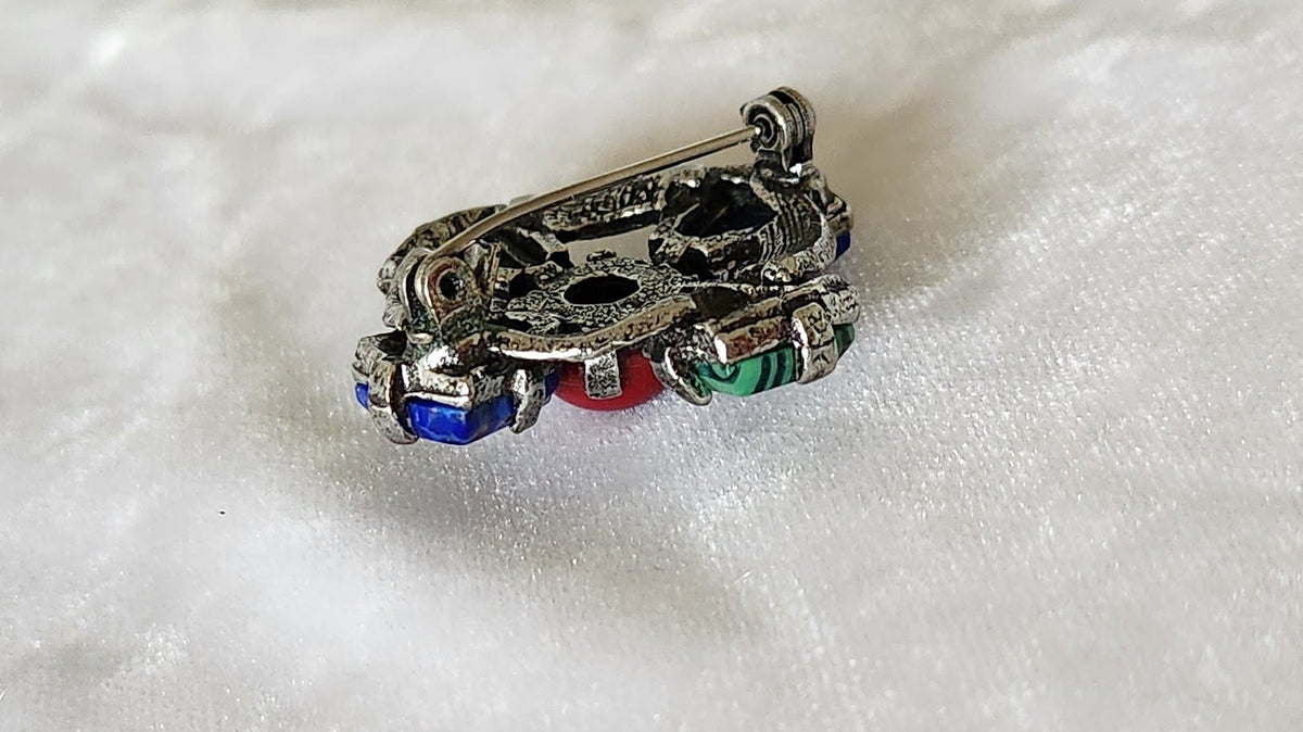 Miracle Scottish Pebble Style Brooch