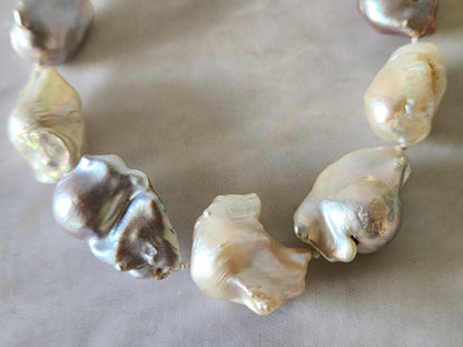 Huge Baroque Freshwater Pearl Necklace