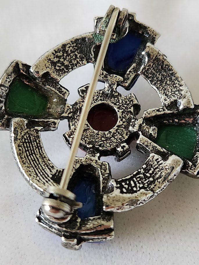 Miracle Scottish Pebble Style Brooch