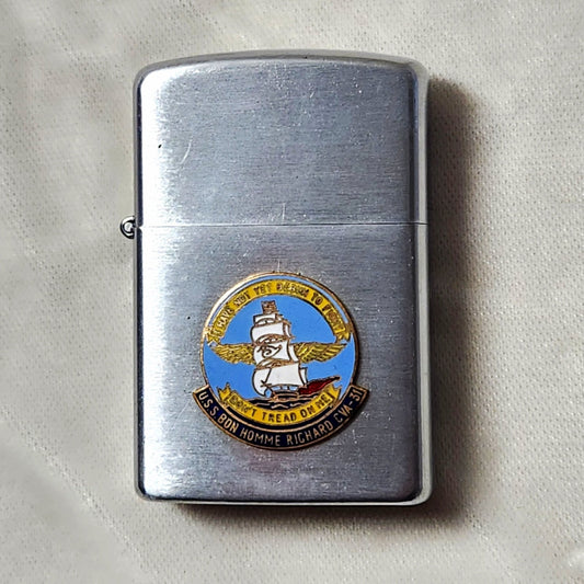 1960 USS Bon Homme Richard CVA-31 Penguin Lighter - U.S. Navy