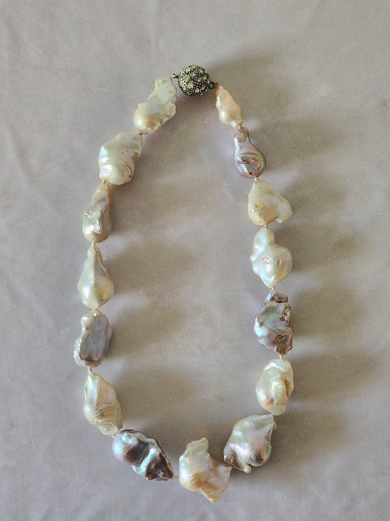 Huge Baroque Freshwater Pearl Necklace
