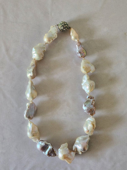 Huge Baroque Freshwater Pearl Necklace