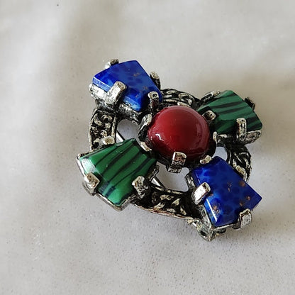 Miracle Scottish Pebble Style Brooch