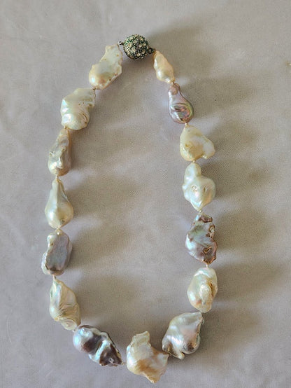 Huge Baroque Freshwater Pearl Necklace