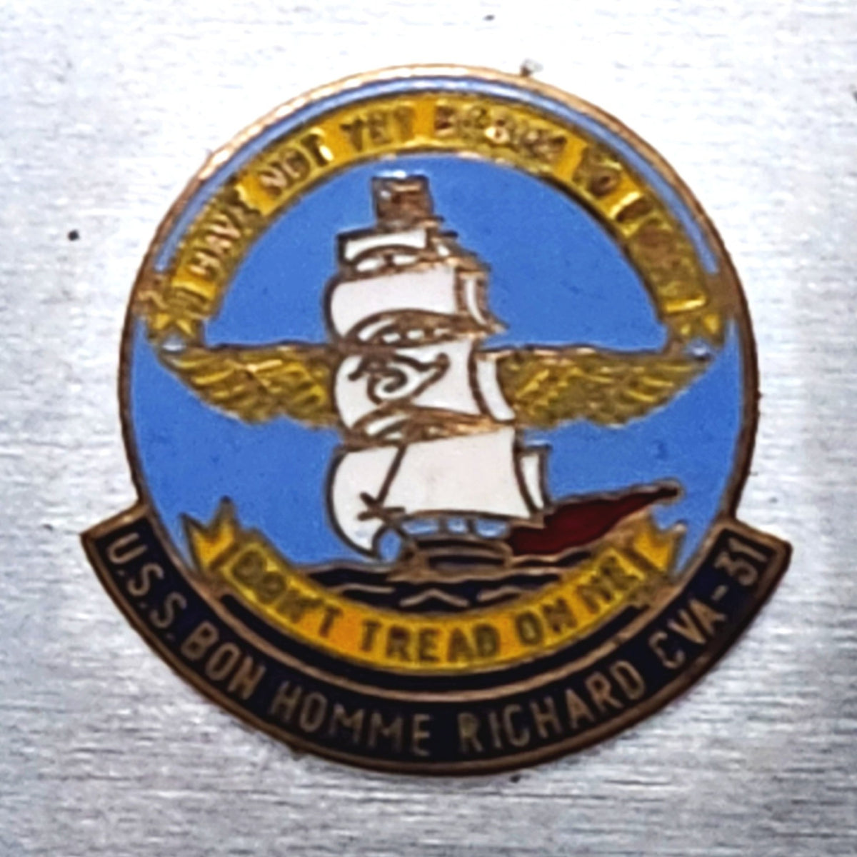 1960 USS Bon Homme Richard CVA-31 Penguin Lighter - U.S. Navy