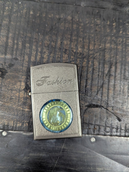 Vtg. Metal Lighter with Blinking Lights